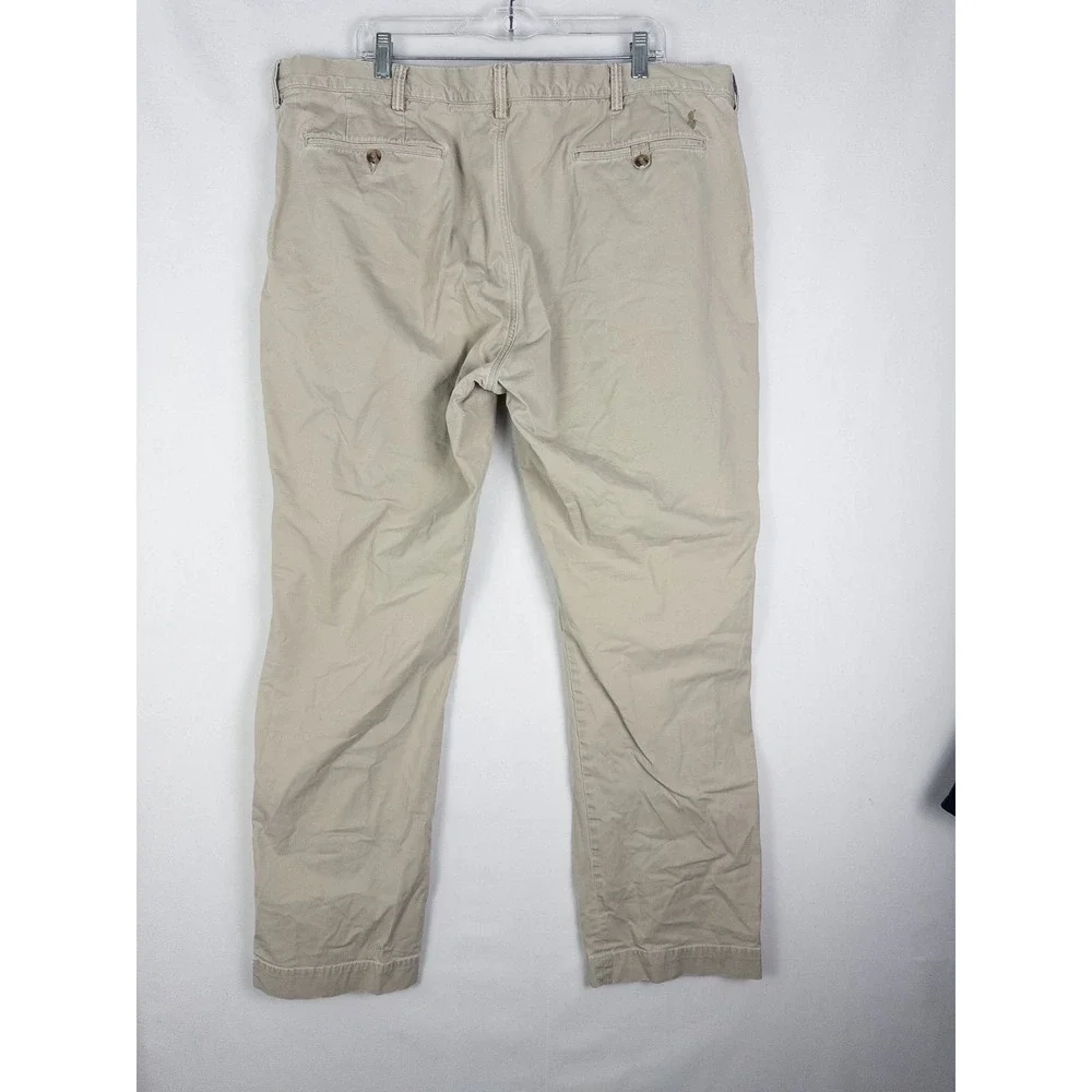 Polo Ralph Lauren Chino Pants Mens 44X34 (42X32) Cotton‎ Casual Classic Pony